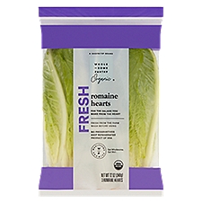 Wholesome Pantry Organic Romaine Hearts, Fresh, 12 Ounce