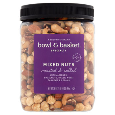 Bowl & Basket Specialty Roasted & Salted Mixed Nuts, 30 oz