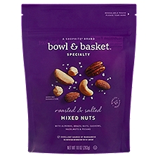 Bowl & Basket Specialty Roasted & Salted, Mixed Nuts, 10 Ounce