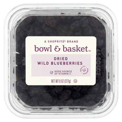 Bowl & Basket Dried Wild Blueberries, 8 oz