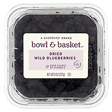 Bowl & Basket Dried, Wild Blueberries, 8 Ounce