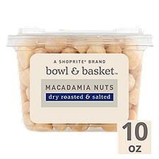 Bowl & Basket Dry Roasted & Salted Macadamia Nuts, 10 oz