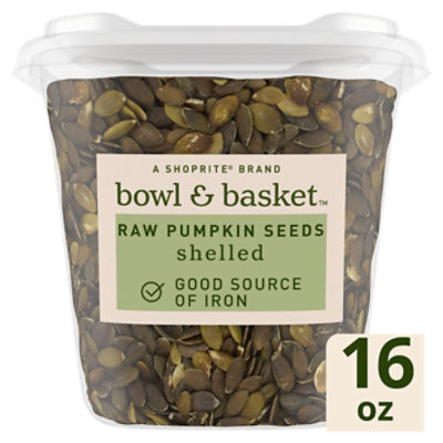 Bowl & Basket Shelled Raw Pumpkin Seeds, 16 oz