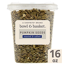 Bowl & Basket Roasted & Salted Pumpkin Seeds, 16 oz
