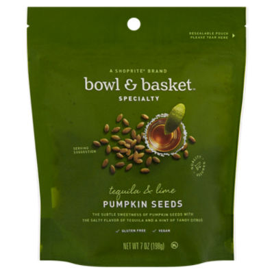 Bowl & Basket Specialty Tequila & Lime Pumpkin Seeds, 7 oz