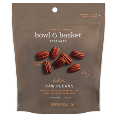 Bowl & Basket Specialty Halves Raw Pecans, 8 oz