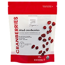 Wholesome Pantry Organic Dried Cranberries, 8 oz