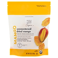 Wholesome Pantry Organic Unsweetened Dried, Mango, 6 Ounce