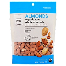 Wholesome Pantry Organic Raw Whole Almonds, 12 oz