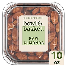 Bowl & Basket Raw, Almonds, 10 Ounce