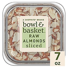 Bowl & Basket Sliced Raw Almonds, 7 oz