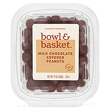 Bowl & Basket Milk Chocolate Covered, Peanuts, 12 Ounce