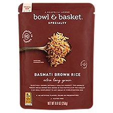 Bowl & Basket Specialty Extra Long Grain, Basmati Brown Rice, 8.8 Ounce