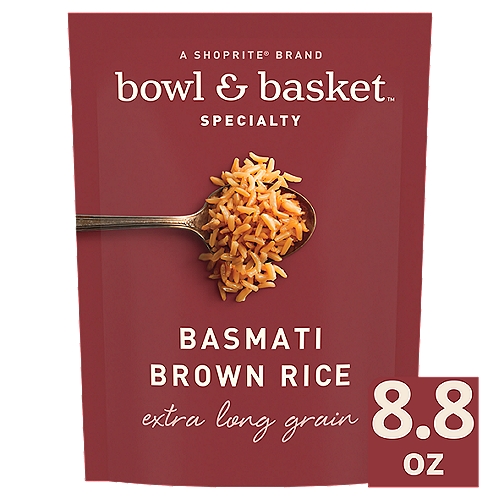 Bowl & Basket Specialty Extra Long Grain Basmati Brown Rice, 8.8 oz