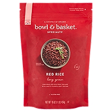 Bowl & Basket Specialty Red Rice Long Grain, 16 Ounce