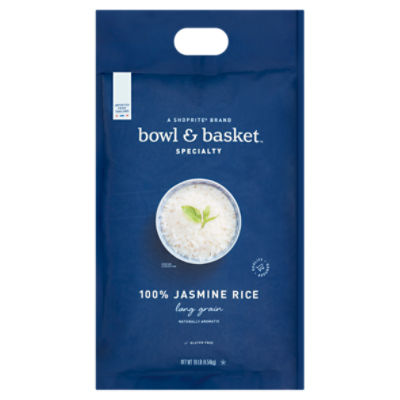 Bowl & Basket Specialty Long Grain 100% Jasmine Rice, 10 lb
