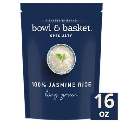 Bowl & Basket Specialty Long Grain 100% Jasmine Rice, 16 oz, 16 Ounce