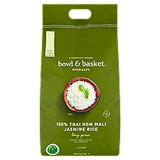 Bowl & Basket Specialty 100% Thai Hom Mali Jasmine Rice Long Grain, 25 Each