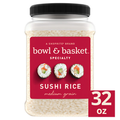 Bowl & Basket Specialty Medium Grain Sushi Rice, 32 oz