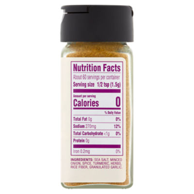 Salt-Free Seasoning | Whole Spice 3.2 oz Jar