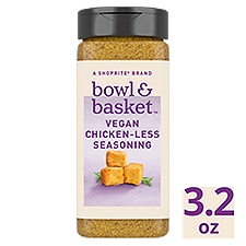 Bowl & Basket Seasoning Vegan Chicken-Less, 3.2 Ounce