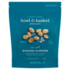 Bowl & Basket Specialty Sea Salt Marcona Almonds, 6 oz