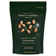 Bowl & Basket Specialty Roasted & Salted Pistachios, 16 oz, 16 Ounce