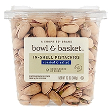 Bowl & Basket Roasted & Salted In-Shell Pistachios, 12 oz