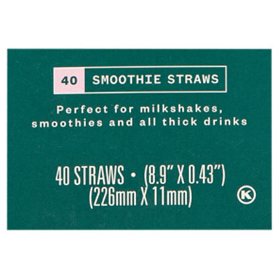 smoothie & boba straws s/2, silicone - Whisk