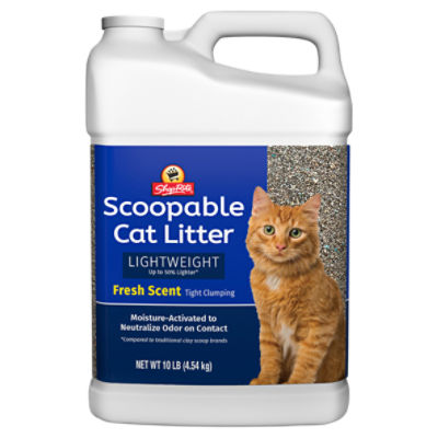 ShopRite Fresh Scent Tight Clumping Scoopable Cat Litter, 10 lb