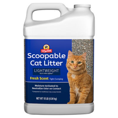 Scoopable litter on sale