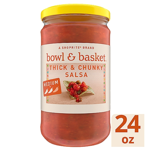 Bowl & Basket Medium Thick & Chunky Salsa, 24 oz