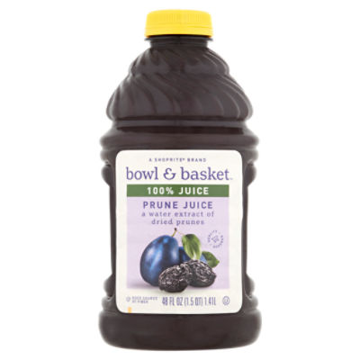 Bowl & Basket Prune 100% Juice, 48 fl oz, 48 Fluid ounce