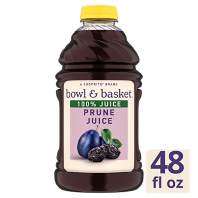 Bowl & Basket Prune 100% Juice, 48 fl oz, 48 Fluid ounce