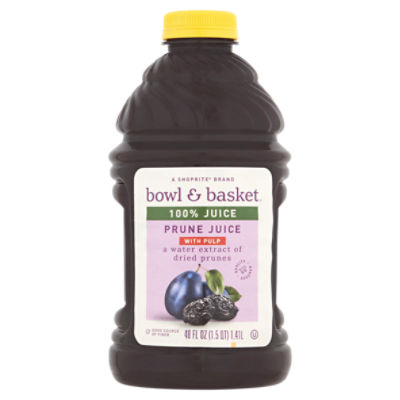 Bowl & Basket Prune 100% Juice with Pulp, 48 oz