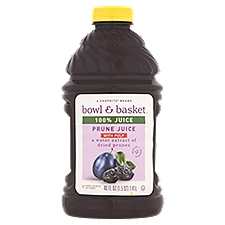 Bowl & Basket Prune 100% Juice with Pulp, 48 oz, 48 Fluid ounce