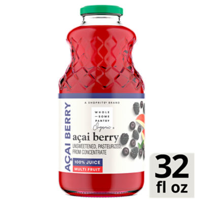 Wholesome Pantry Organic Multi Fruit Açai Berry 100% Juice, 32 fl oz