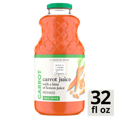 Wholesome Pantry Organic 100% Carrot Juice, 32 fl oz