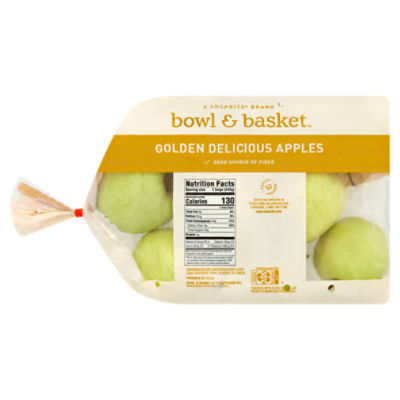 Bowl & Basket Golden Delicious Apples, 48 oz bag
