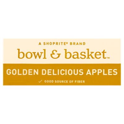 Bowl & Basket Golden Delicious Apples, 48 oz bag