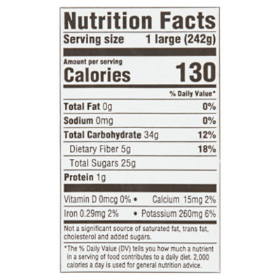 Calories in 1 large Granny Smith Apples and Nutrition Facts