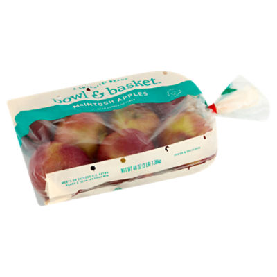 Kauffman Orchards Fresh Mcintosh Apples, Hand-Picked New-Crop Wax-Free  Heirloom Macintosh Apples (Box of 48)