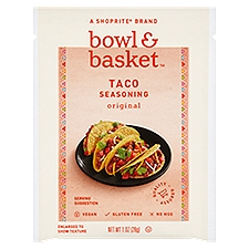 Bowl & Basket Taco Seasoning, Original , 1 Ounce