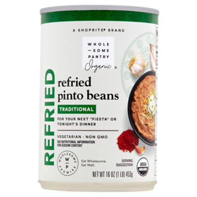 Wholesome Pantry Organic Traditional Refried, Pinto Beans