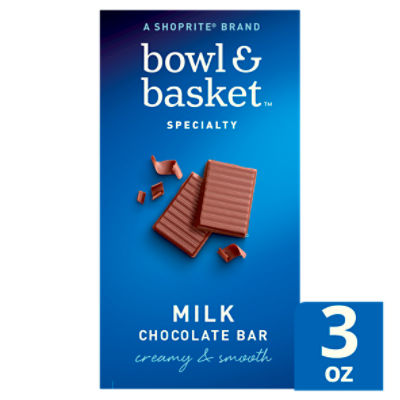 Bowl & Basket Specialty Milk Chocolate Bar, 3 oz