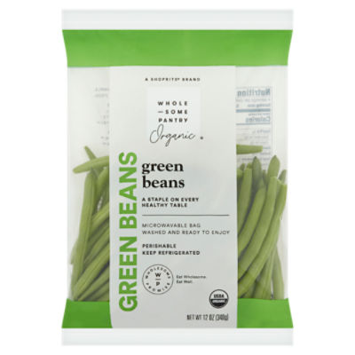 Wholesome Pantry Organic Green Beans, 12 oz