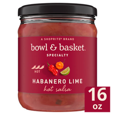Bowl & Basket Specialty Habanero Lime Hot Salsa, 16 oz