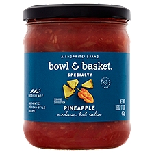 Bowl & Basket Specialty Pineapple Medium Hot Salsa, 16 oz, 16 Ounce