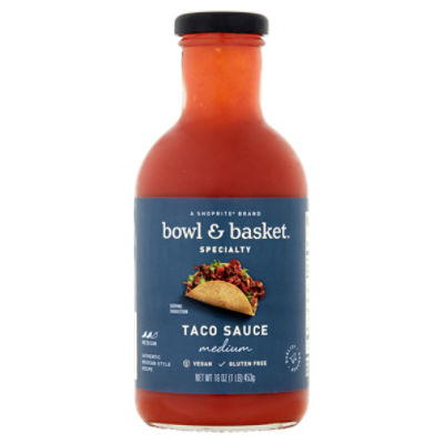 Bowl & Basket Specialty Medium Taco Sauce, 16 oz