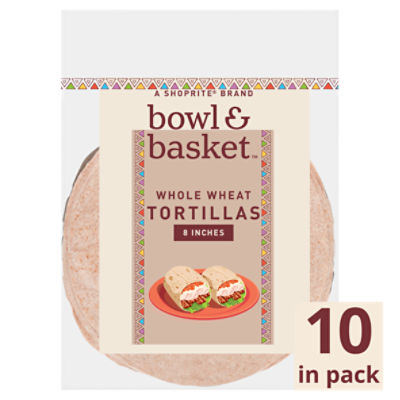 Bowl & Basket Whole Wheat Tortillas, 10 count, 16 oz